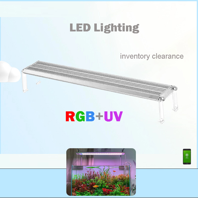 Aquarium Fish Sale - LED照明 60cm 80cm 90cm RGB UV