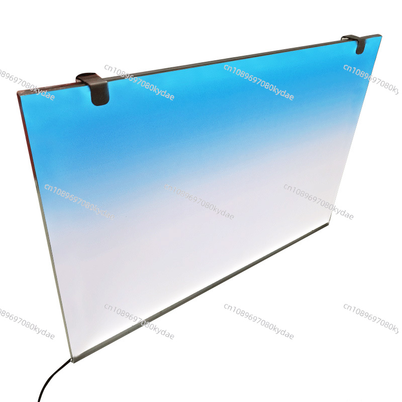 Aquarium Fish Rainbow - 水槽背景ボード LED水槽草タンク 白色光 RGB レインボーグラデーション アクリル発光背景装飾