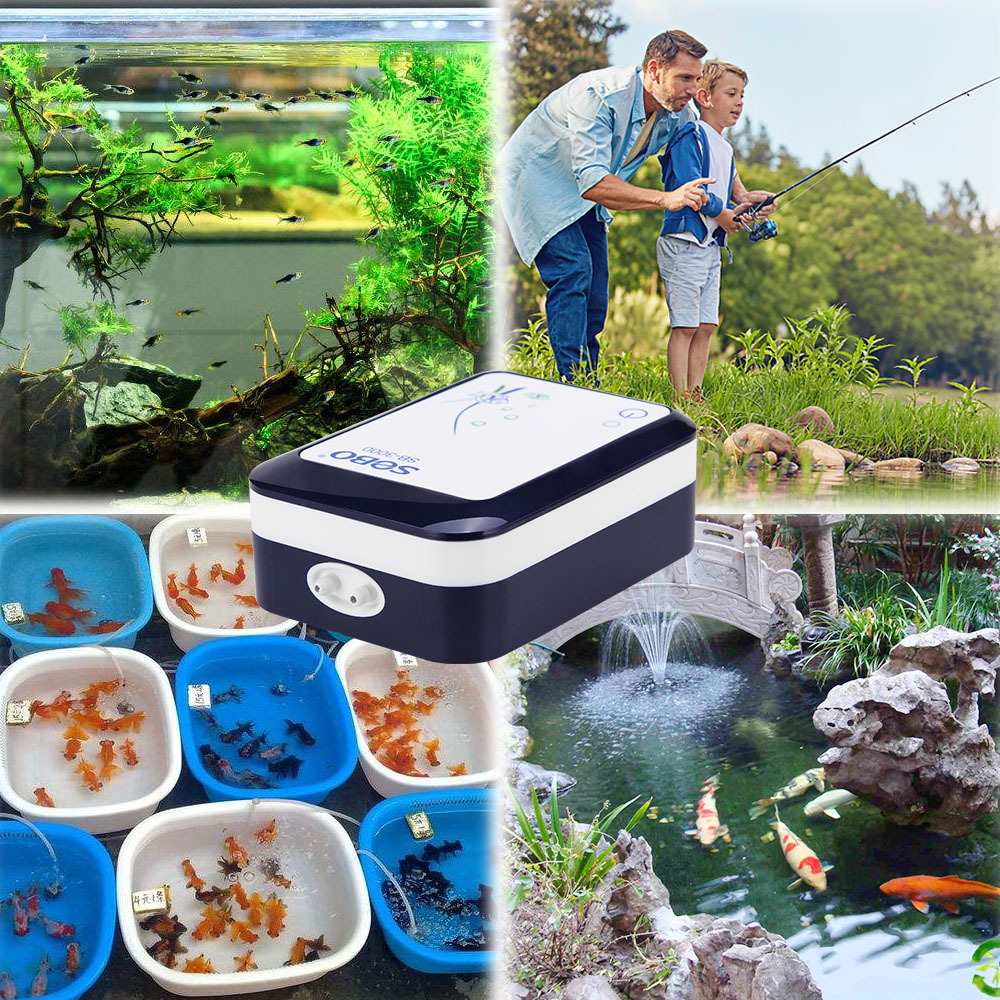 SOBO USB 充電水族館酸素ポンプ SB-3000/SB - Wild Aquarium Fish のレビューと価格