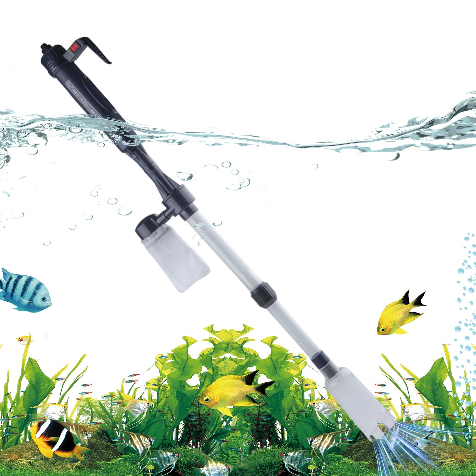 ホットセール中！水槽用電動調整式ポータブルUSB砂吸い機、オ - Aquarium Fish Sale のレビューと価格