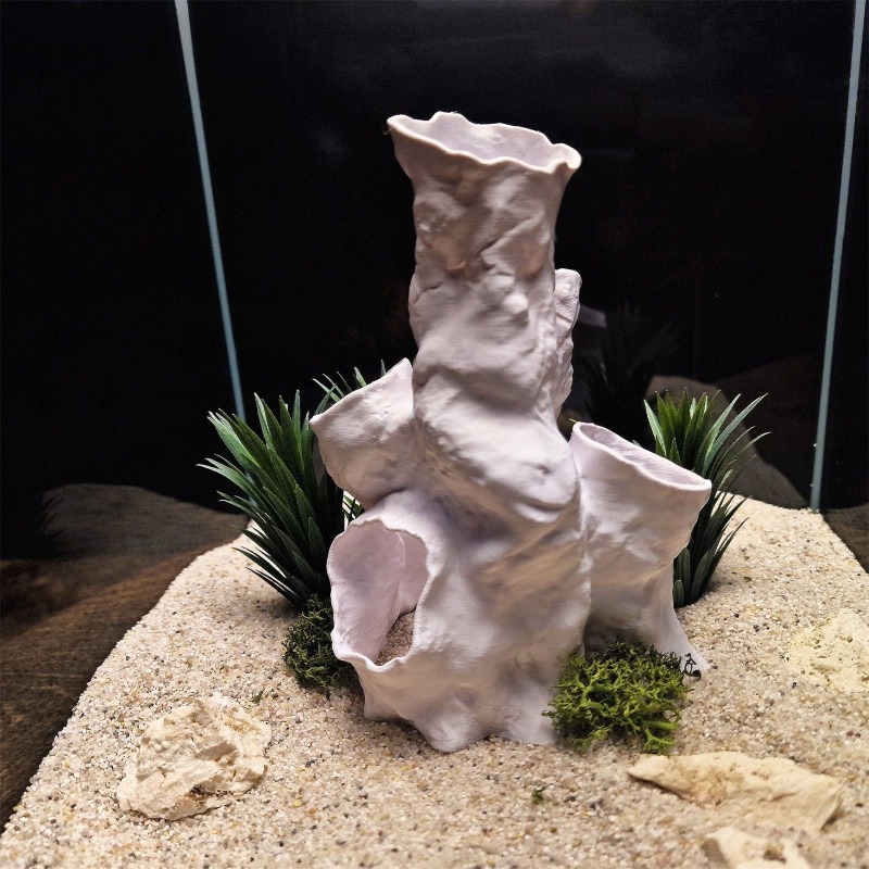 ホットセール 3Dプリント サンゴトンネル 隠れ家 植物イン - Aquarium Fish Sale のレビューと価格