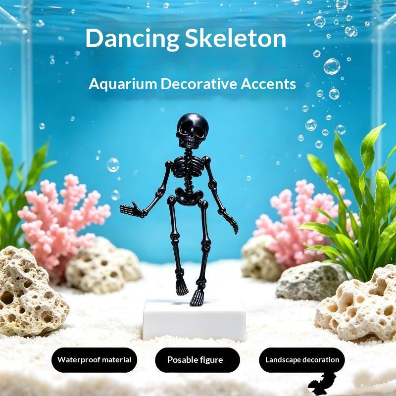 ホットセール 3Dプリント ダンシングスケルトン アクアリウ - Aquarium Fish Sale のレビューと価格