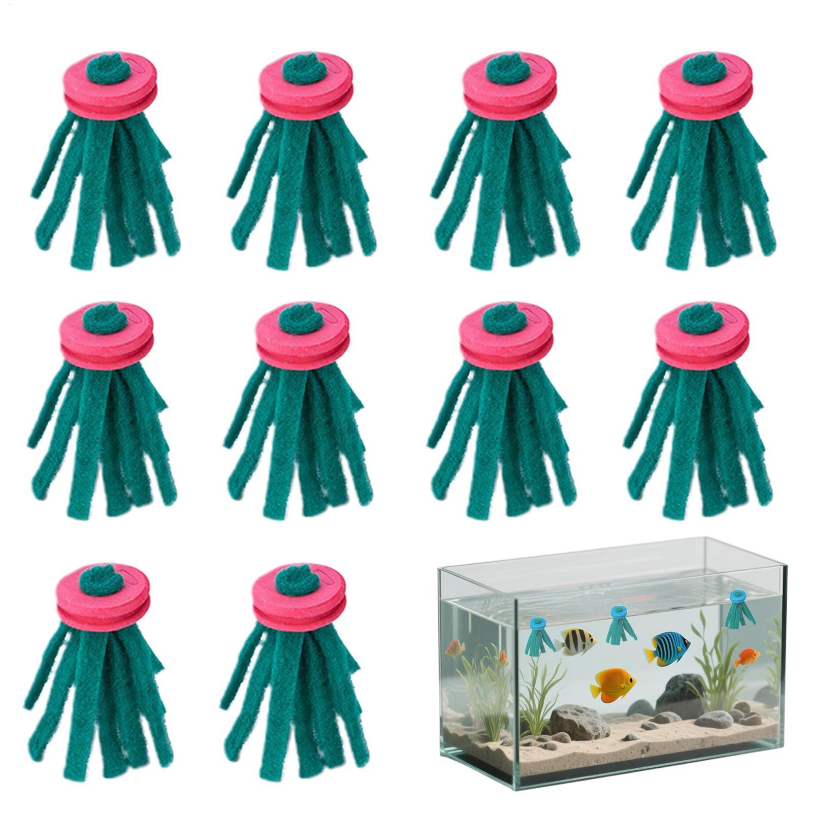 10個入り水槽産卵モップ装飾用繁殖用フローティングエッグコレ - Aquarium Fish Eggs のレビューと価格