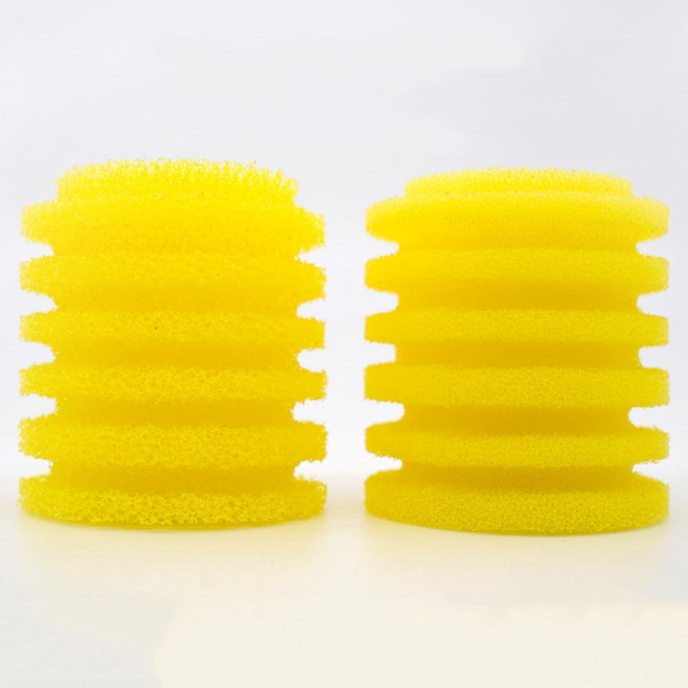 水槽スポンジユニバーサル再利用可能な簡単な操作ラウンド黄色水 - Aquarium Fish Yellow のレビューと価格