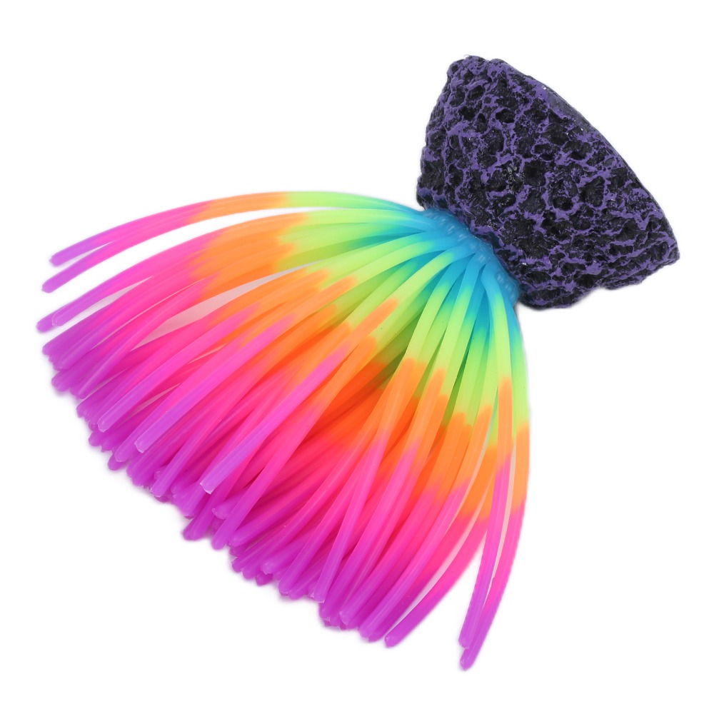 カラフルな水槽用シリコンサンゴ 蛍光機能付き レインボータイ - Aquarium Fish Rainbow のレビューと価格