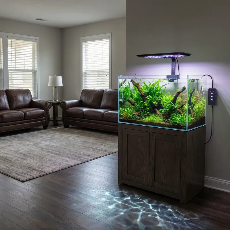 DIYフルスペクトラム調整可能タイマー付き水槽ライト 24時 - Aquarium Fish Rate のレビューと価格