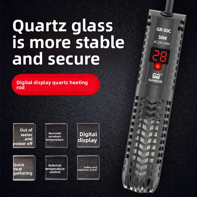 GRシリーズ水槽用ヒーター レッドパロット クォーツガラス  - Aquarium Fish Parrot のレビューと価格