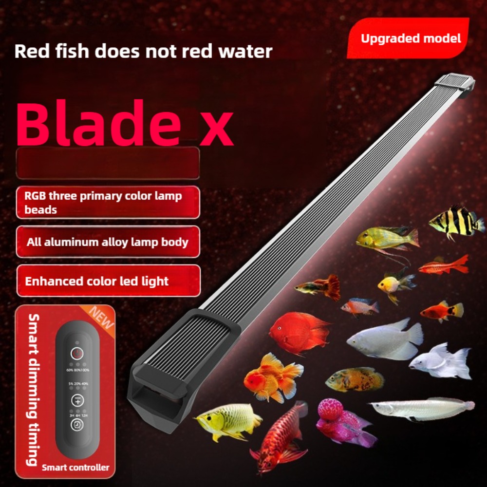 タイマー付きLED水槽ライトバー、明るさ調整可能、防水、三原 - Aquarium Fish Parrot のレビューと価格